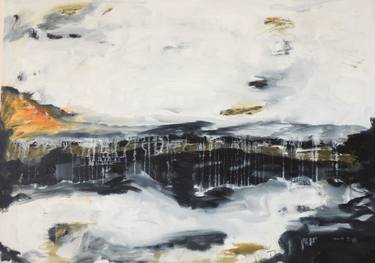 Original Abstract Expressionism Abstract Paintings by Eleni Pappa Tsantilis