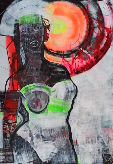 Original Abstract Body Drawings by Victoria Golovina