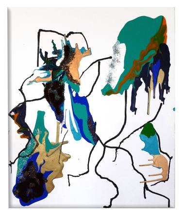 Original Abstract Water Paintings by Dina Romanko