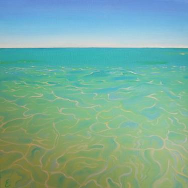 Original Fine Art Seascape Painting by Evelina Miskunaite