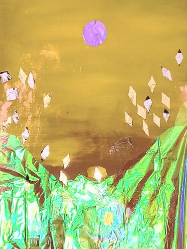 Original Abstract Expressionism Abstract Painting by Natalie Hessen