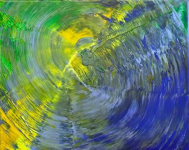Original Abstract Expressionism Abstract Painting by Jaime Gracia