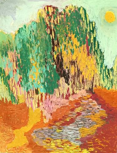 Original Impressionism Fantasy Drawings by Malgorzata Suplewska