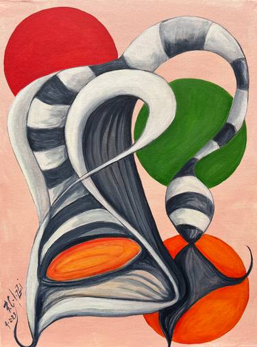 Original Surrealism Fantasy Mixed Media by Belinda Colozzi