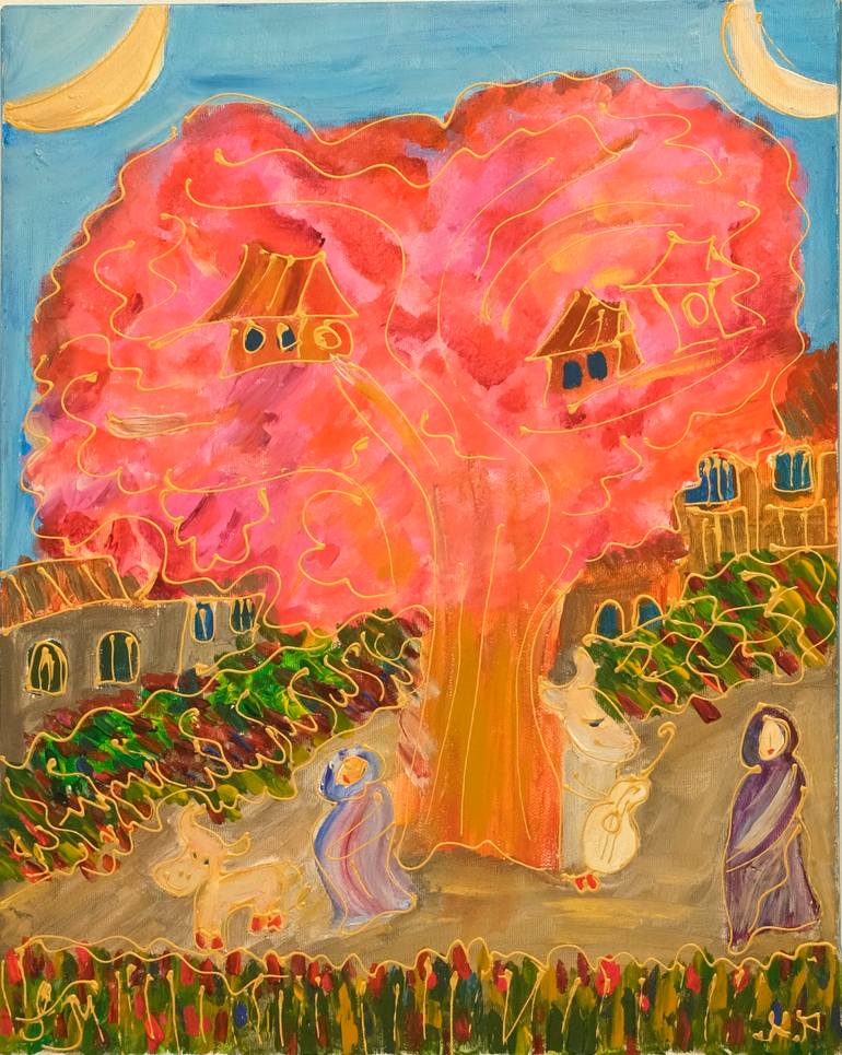 The Tree Of Life Painting by Anna Ganelin-Mansohn | Saatchi Art