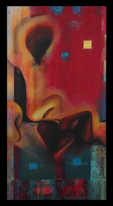 Original Contemporary Love Painting by Alberto Quintero