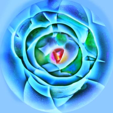 Original Abstract Floral Digital by Ageliki Baka