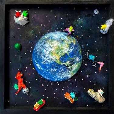 Print of Art Deco Outer Space Sculpture by Seunghwui Koo