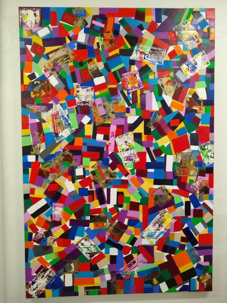 Original Abstract Paintings by Esther  Glina Montagner