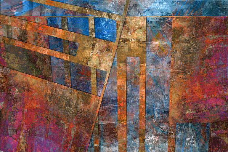 Print of Abstract Digital by Mirja Nuutinen