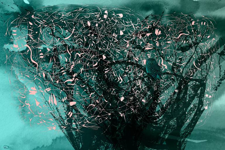 Print of Abstract Digital by Mirja Nuutinen