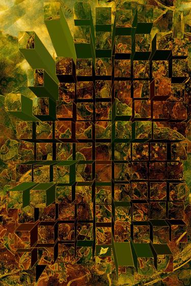 Original Cubism Architecture Digital by Cris Acqua