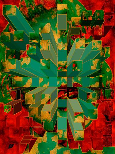 Original Cubism Portrait Digital by Cris Acqua
