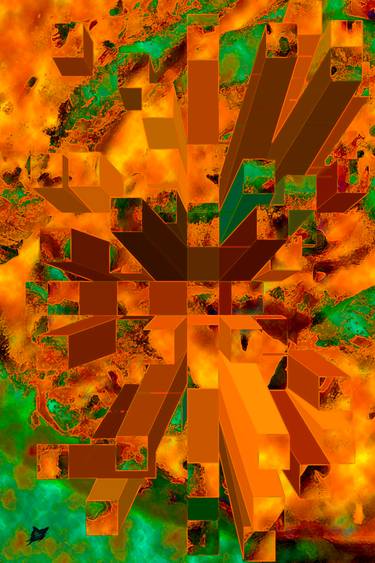 Original Cubism Architecture Digital by Cris Acqua