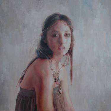 Original Figurative Portrait Painting by Annalisa Avancini