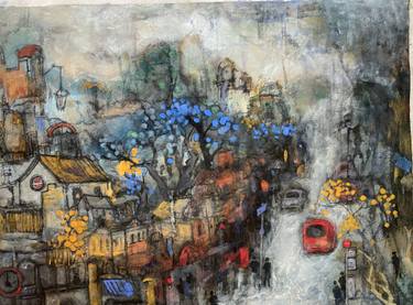 Original Conceptual Landscape Paintings by Yellon Ran Huang  Arws