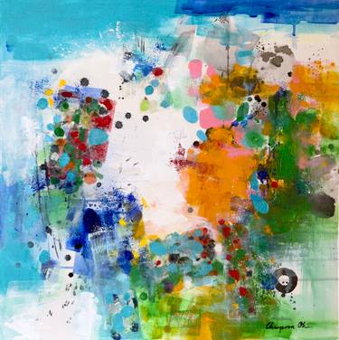 Original Abstract Painting by Changsoon Oh