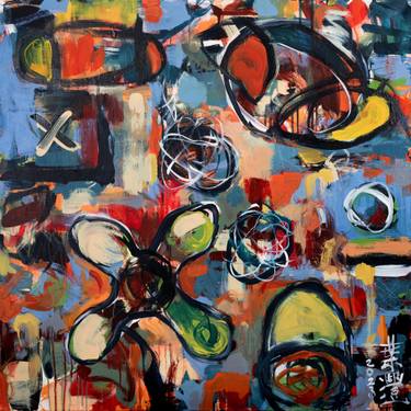 Original Contemporary Abstract Paintings by Norm Yip
