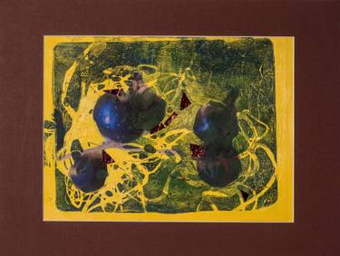 Original Abstract Garden Printmaking by Gabriele Maurus