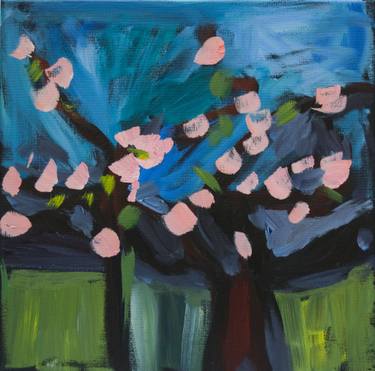 Original Abstract Tree Paintings by Gabriele Maurus