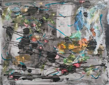 Original Abstract Expressionism Abstract Drawings by Gabriele Maurus