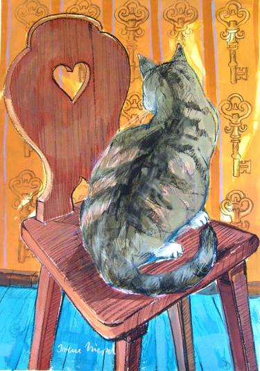 Original Realism Cats Painting by Irene Niepel
