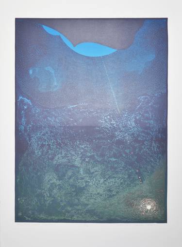 Original Abstract Expressionism Abstract Printmaking by Dariusz Kaca