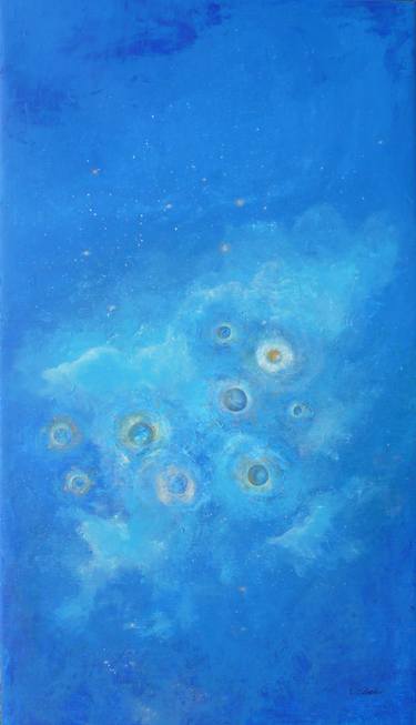 Original Fine Art Outer Space Paintings by Norunn Mølsæter