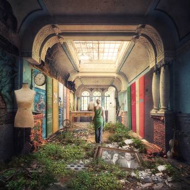 Original Conceptual Interiors Mixed Media by Kasia Derwinska