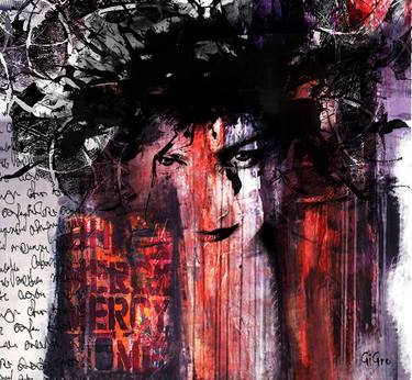 Original Abstract Women Mixed Media by Giuseppina Irene Groccia - Gigro