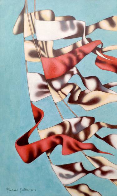 Original Expressionism Ship Paintings by Federico Cortese