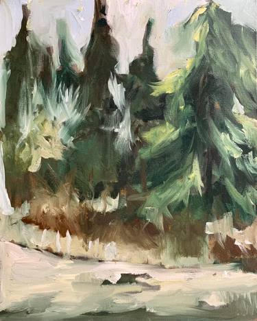 Print of Art Deco Tree Paintings by Nasrin Barekat