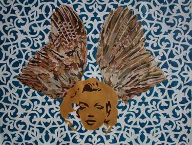 Original Art Deco Pop Culture/Celebrity Paintings by Nasrin Barekat