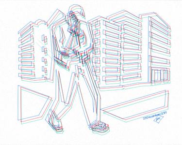 Original Pop Art Patterns Drawings by Igor Kisselev
