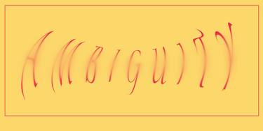 Original Contemporary Calligraphy Digital by Louis Saul