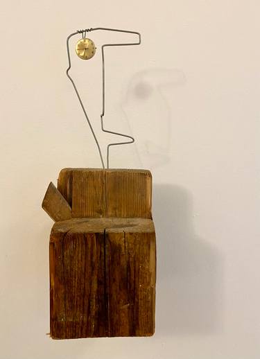 Original Figurative Portrait Sculpture by Louis Saul