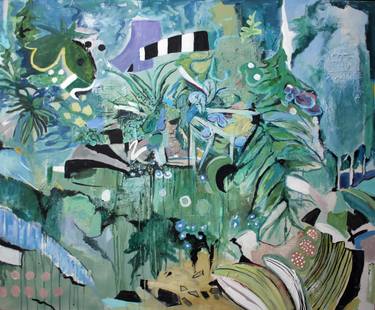 Print of Abstract Garden Paintings by Gulyás Edina