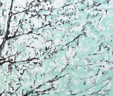 Original Abstract Expressionism Tree Paintings by Timea Tóthová