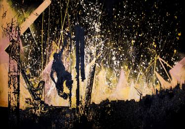 Original Street Art Light Paintings by Oscar Lett