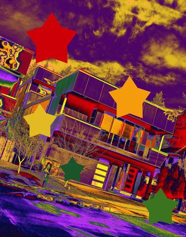 Original Abstract Landscape Digital by Kenneth Grzesik