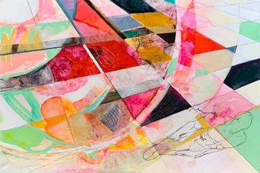 Original Conceptual Geometric Paintings by Abol Bahadori