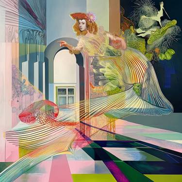Original Contemporary Architecture Mixed Media by Abol Bahadori
