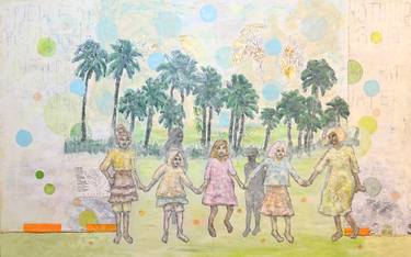 Original Contemporary Children Painting by Hester Van Dapperen