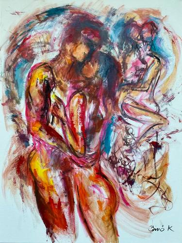 Original Contemporary Love Paintings by Konrad Biro