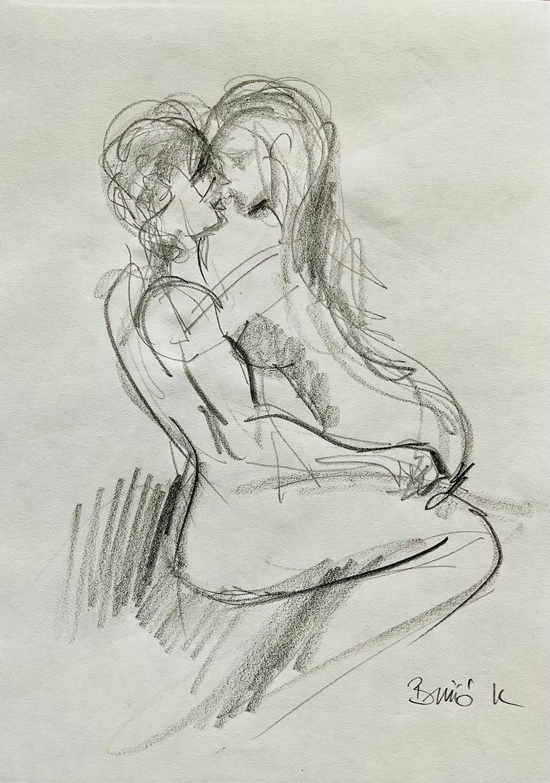 Print of Contemporary Love Drawings by Konrad Biro