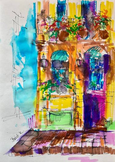 Original Contemporary Architecture Drawings by Konrad Biro