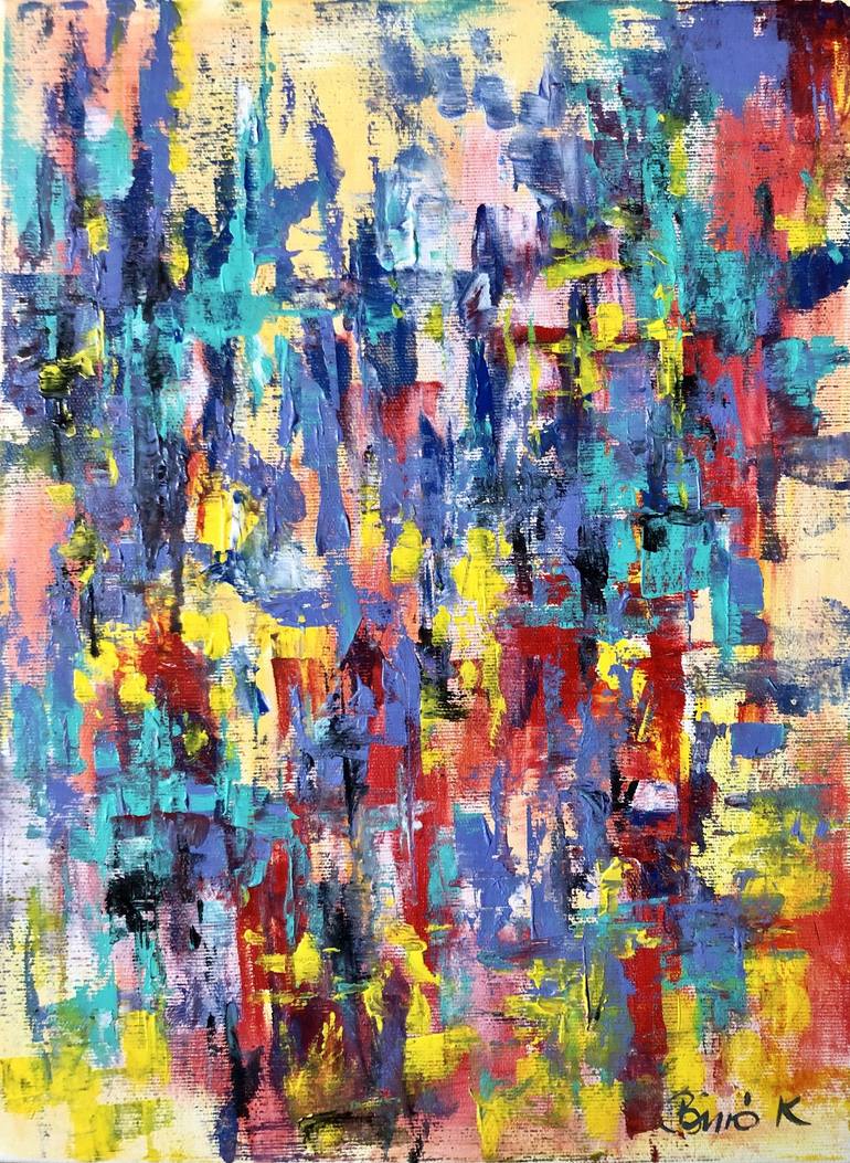 Print of Expressionism Abstract Paintings by Konrad Biro