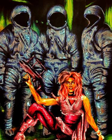 Original Pop Art Pop Culture/Celebrity Drawing by Jordan Brun