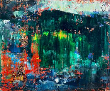 Original Abstract Expressionism Abstract Painting by Aaron Jackson
