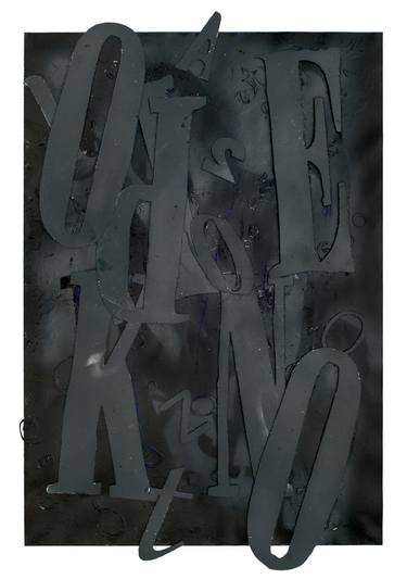 Original Abstract Expressionism Abstract Collage by Aleksandra Toborowicz